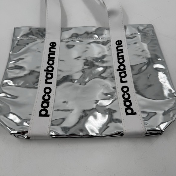 Paco Rabanne Metallic‎ Tote Bag Silver Carbon Neutral X SeaTrees - Picture 4 of 8